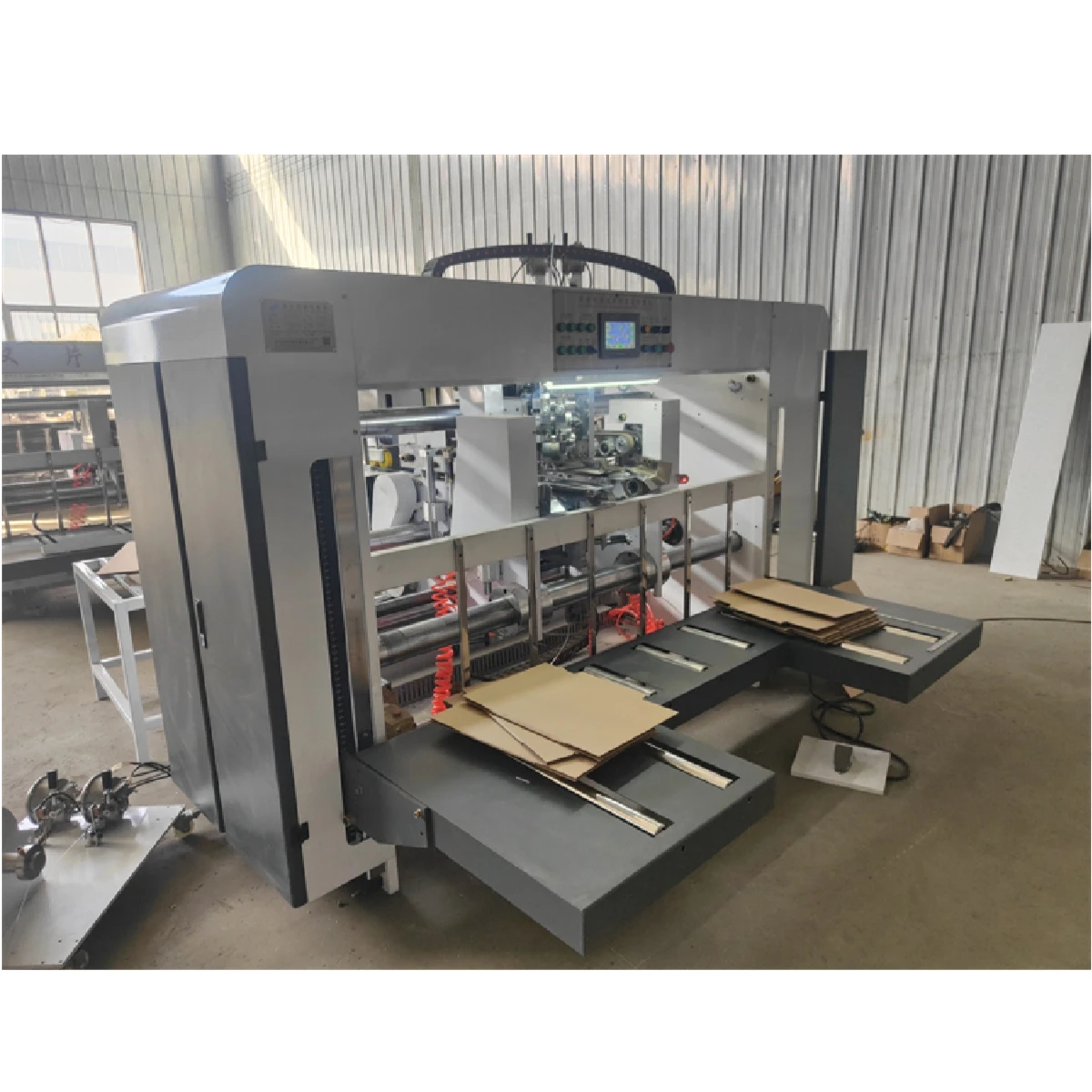 Double Piece Stitcher Machine Corrugated Sewing Machine Cardboard Box Making Machine