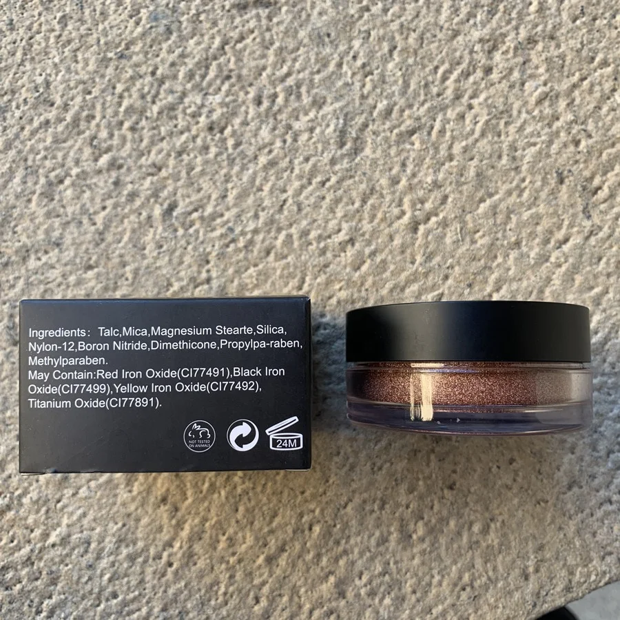 Private Label Loose Highlighter Makeup Gold Bronze Highlighter Powder Loose Shimmer Highlighter Powder