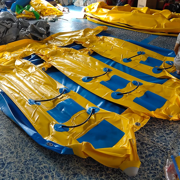 6 Person Sea Water Games Towable Inflatable Flying Fish Boat Inflatable Banana Flyfish Boat