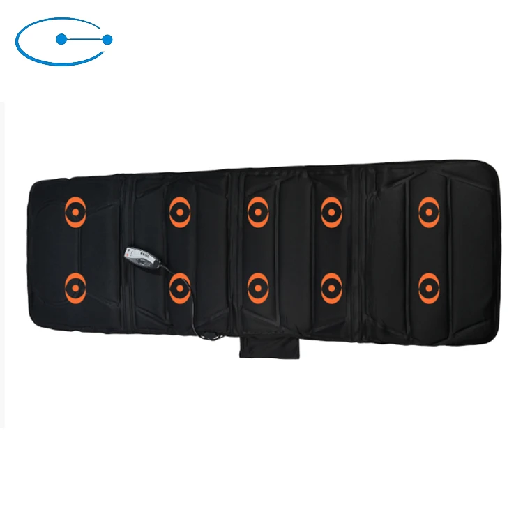 ce portable multi-purpose Electric thermal Full Body Infrared Vibration Heat Massage Pad Mat Mattress For Bed