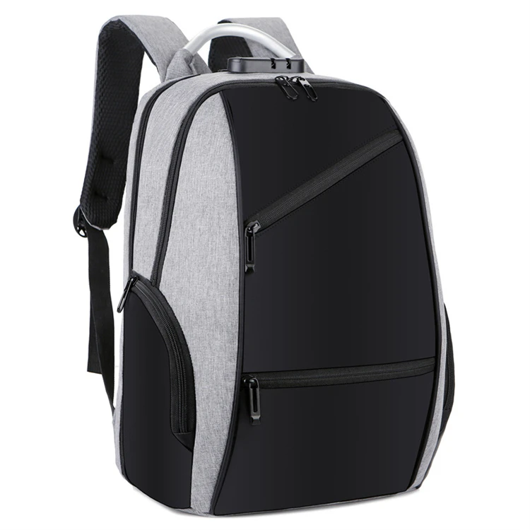2024 smart 15.6 new product oem men fashion nylon laptop backpack with aluminum handle