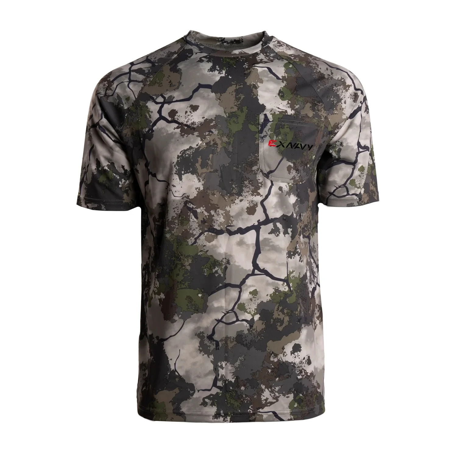 Professional Men Women Quick Drying Short Sleeve Camo Hunting Shirts Wholesale OEM ODM High Quality SPF50+ Hunting T-shirt