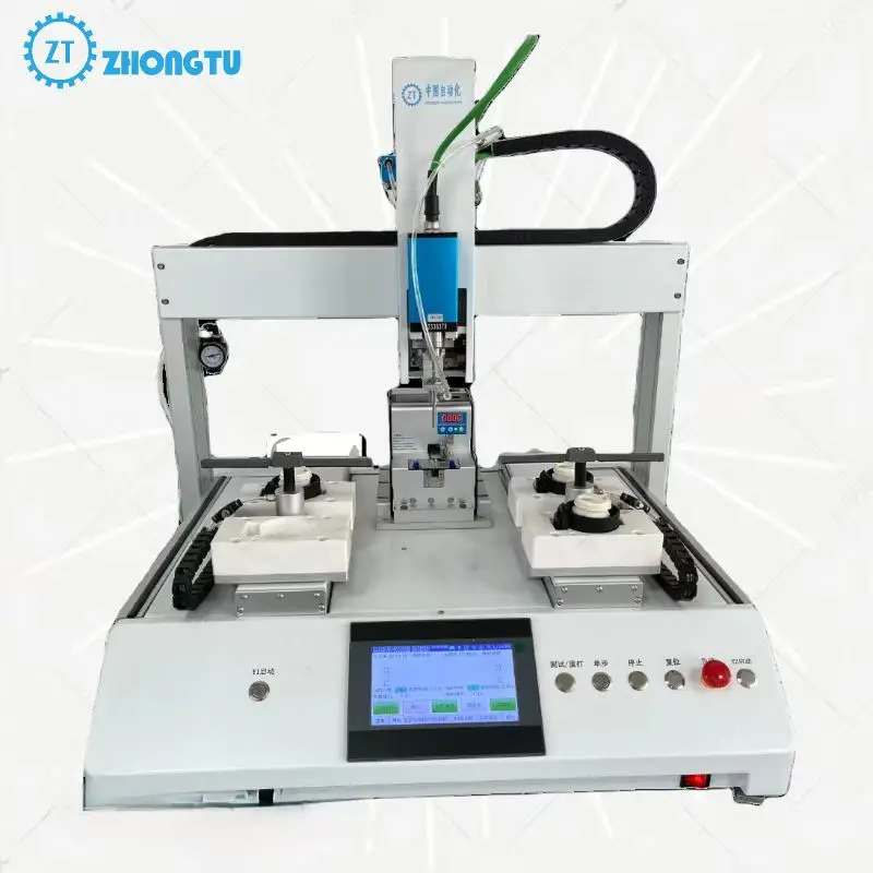 Factory Programmable Automatic Servo Locking Screw Machine Tightening Fastening Machine with Auto Screw Feeder