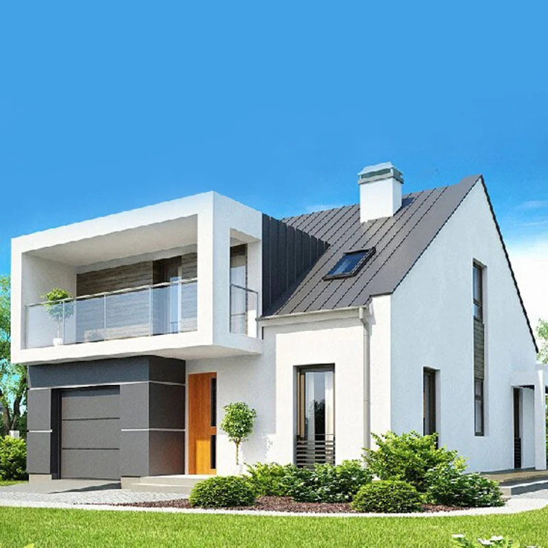 Фабричный сборный дом роскошная стальная конструкция вилла высокое качество обрамление крошечный легкий современный