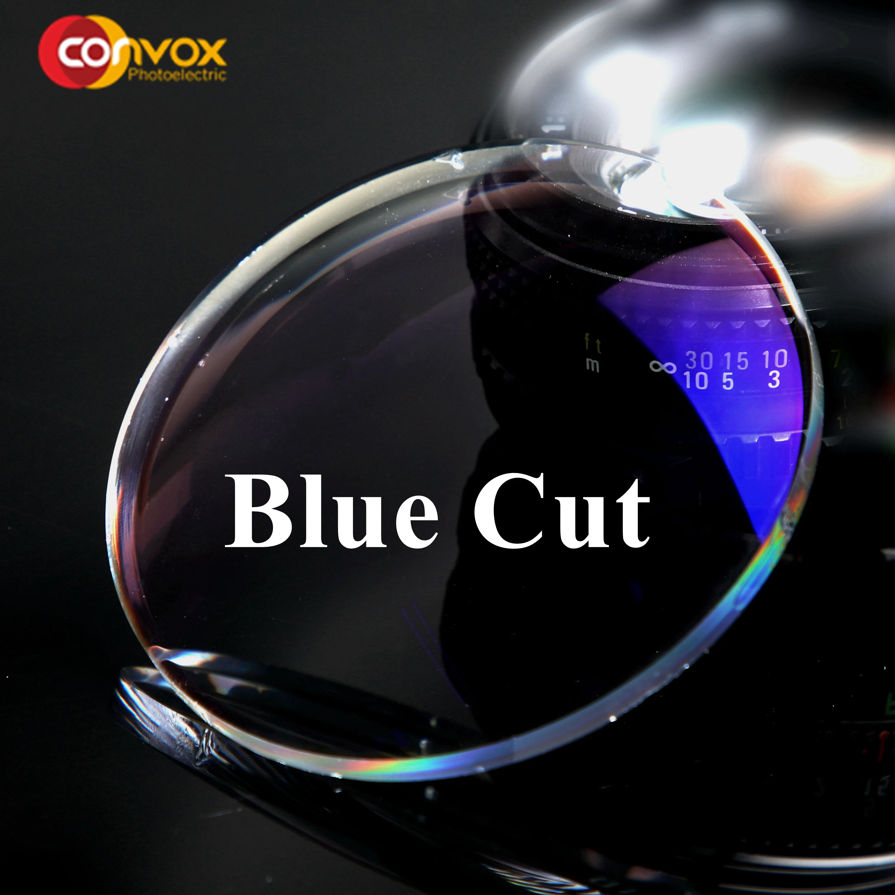 Eyeglasses Lenses Blue Blocking Glasses 1.56 Blue Cut Uv420 Ar Coating Optical Lens