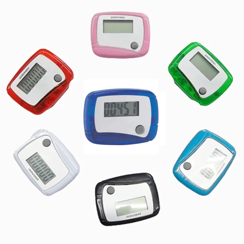 
Promotional Portable LCD Digital Step Counter Running Clip Pedometers Accept Custom LOGO 