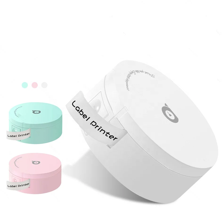 Мини-принтер PeriPage L1, карманный принтер для печати этикеток, стикер, портативный термопринтер для этикеток без чернил с 1 рулоном белой бумажной ленты