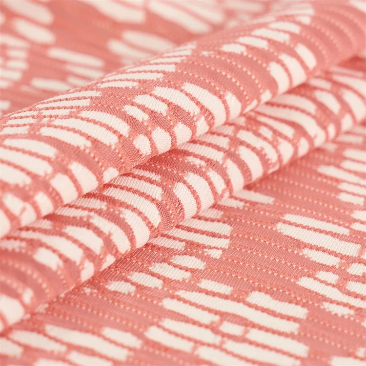 Wholesale Somali Dirac Pure Silk Jacquard Fabric Mattress Fabric Jacquard Polyester Jacquard Fabric for Suit
