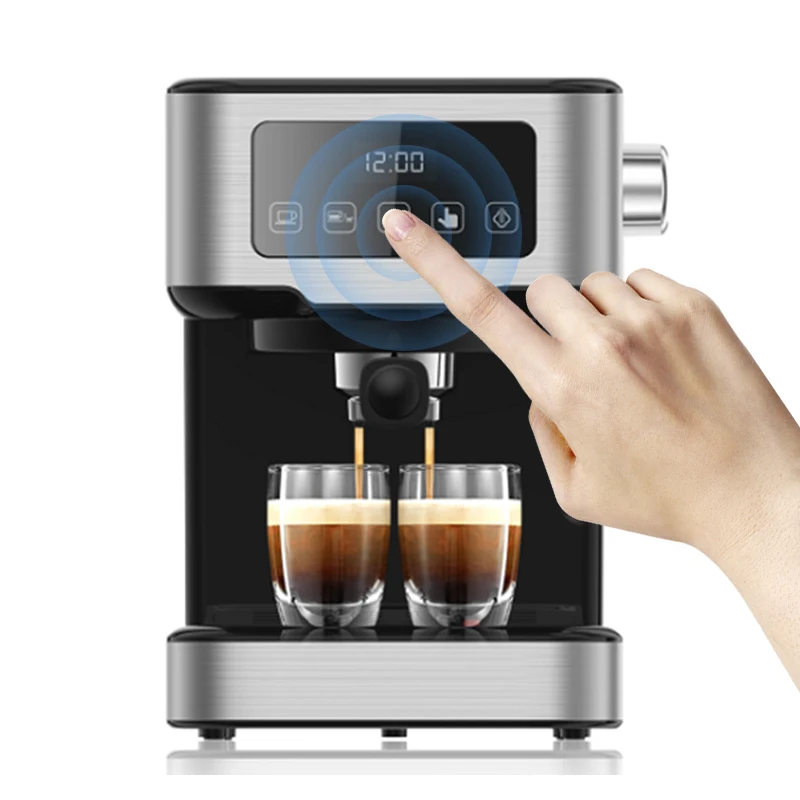 2021 New technology touch screen professional manual expresso coffee maker coffee machine electric machine cafe