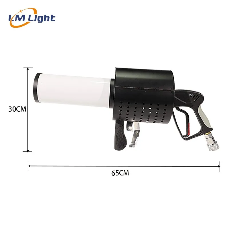 New Arrival Hand Shooter happy birthday confetti co2 jet machine led co2 dj gun for wedding party stage