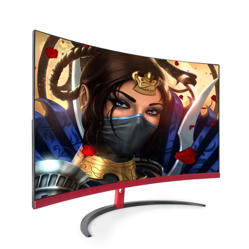 
gaming monitor 32 inch 1K highly refresh rate 165hz display wide screen IPS curved monitor 