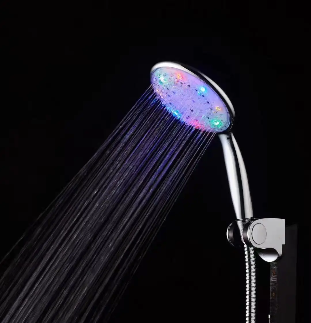 
Special Hot Selling Temperature Sensing Color Changing Led Light Shower Head Multi Function Led Shower Head 