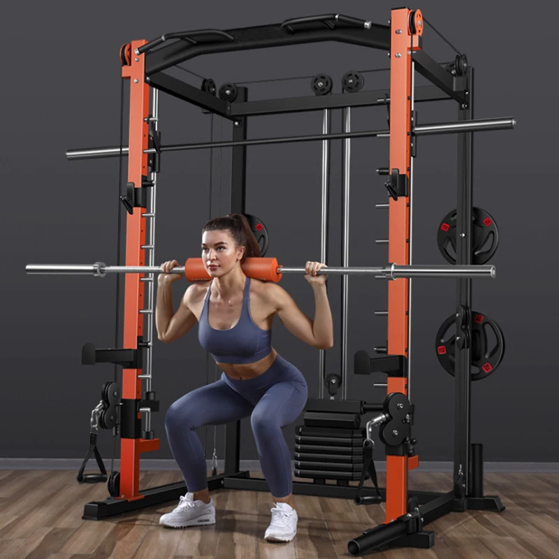 ZJFIT Wholesale manufacture multi power Rack gym fitness equipment sqat machine squat rack smith machine