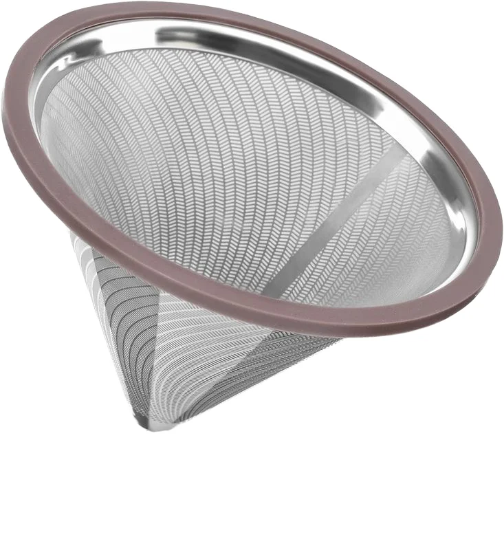 Portable Eco-Friendly Pour Mesh Coffee Tea Filter Reusable Home Funnel Dripper Strainer Accessories Cup Hand Use Kitchen Tools