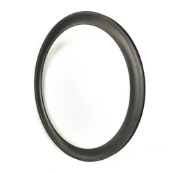 700c Track And Road Carbon Road Rim Width 25mm Height 50mm Clincher Tubeless Ready Bicycle Rims