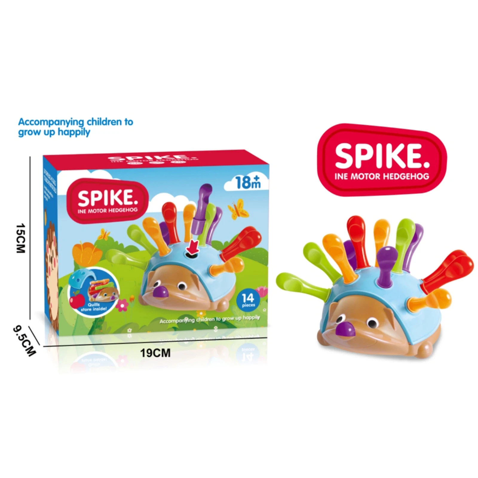 Пластиковая сенсорная игрушка для детей 2-4 и От 5 до 7 лет