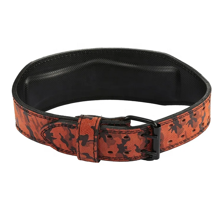 Customized Back Cowhide Competition Power Weightlifting Belt