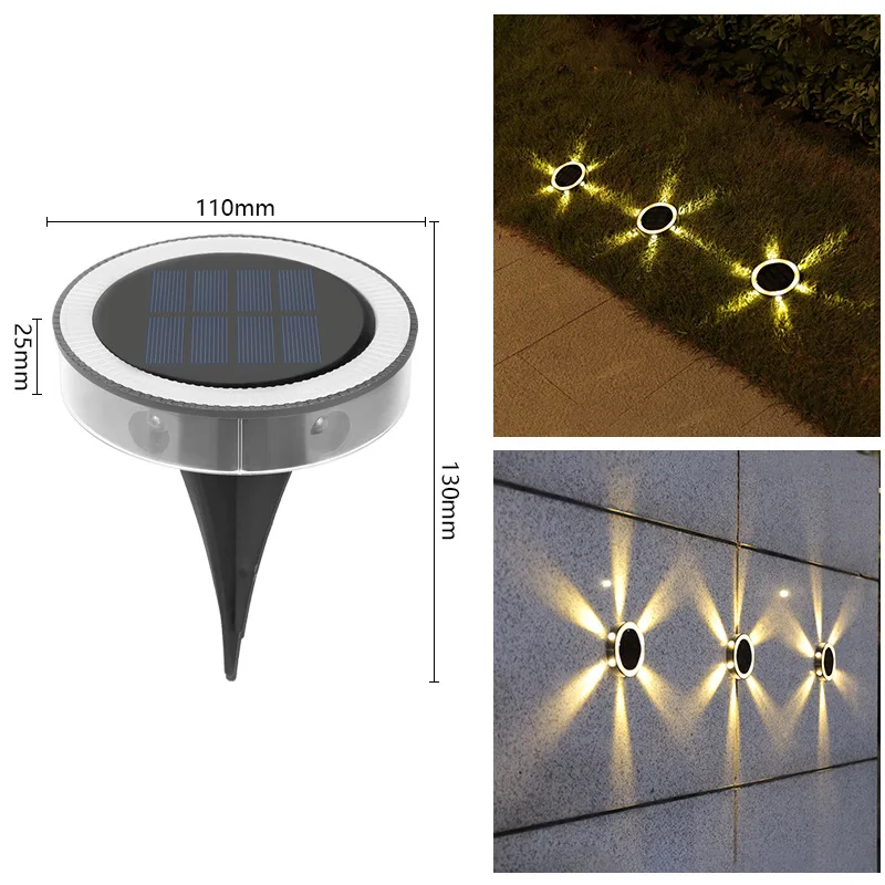 Low Price Solar LED path sensor lamp with peg induction night ground light outdoor waterproof lantern for garden park decoration