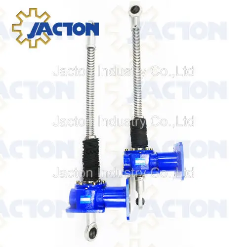 150KN Worm Screw Jack with electric linear screw jack actuator for 15 ton lifting platform geared motor