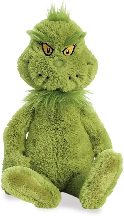 Grinch Stuffed Animal Plush Toy Doll Plush Toy Stuffed Animal Toy Collective Doll Christmas Decoration Gifts for Kids Boys Girls