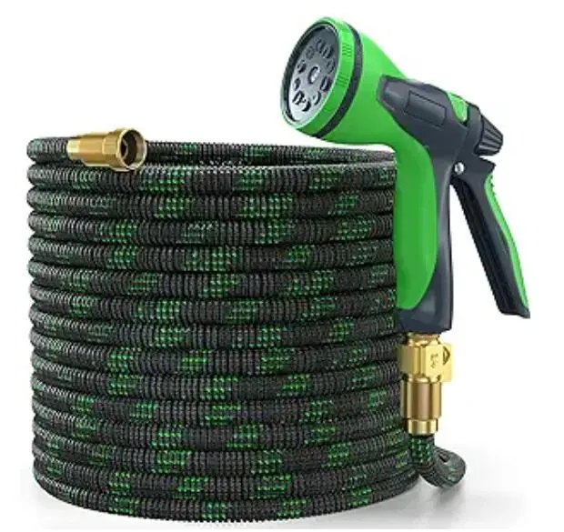 Wholesale 9 10 Functions Nozzle Retractable Reel For Gardening Expandable Garden Hose Tear Resistant Colorful Pipe Manufacturer