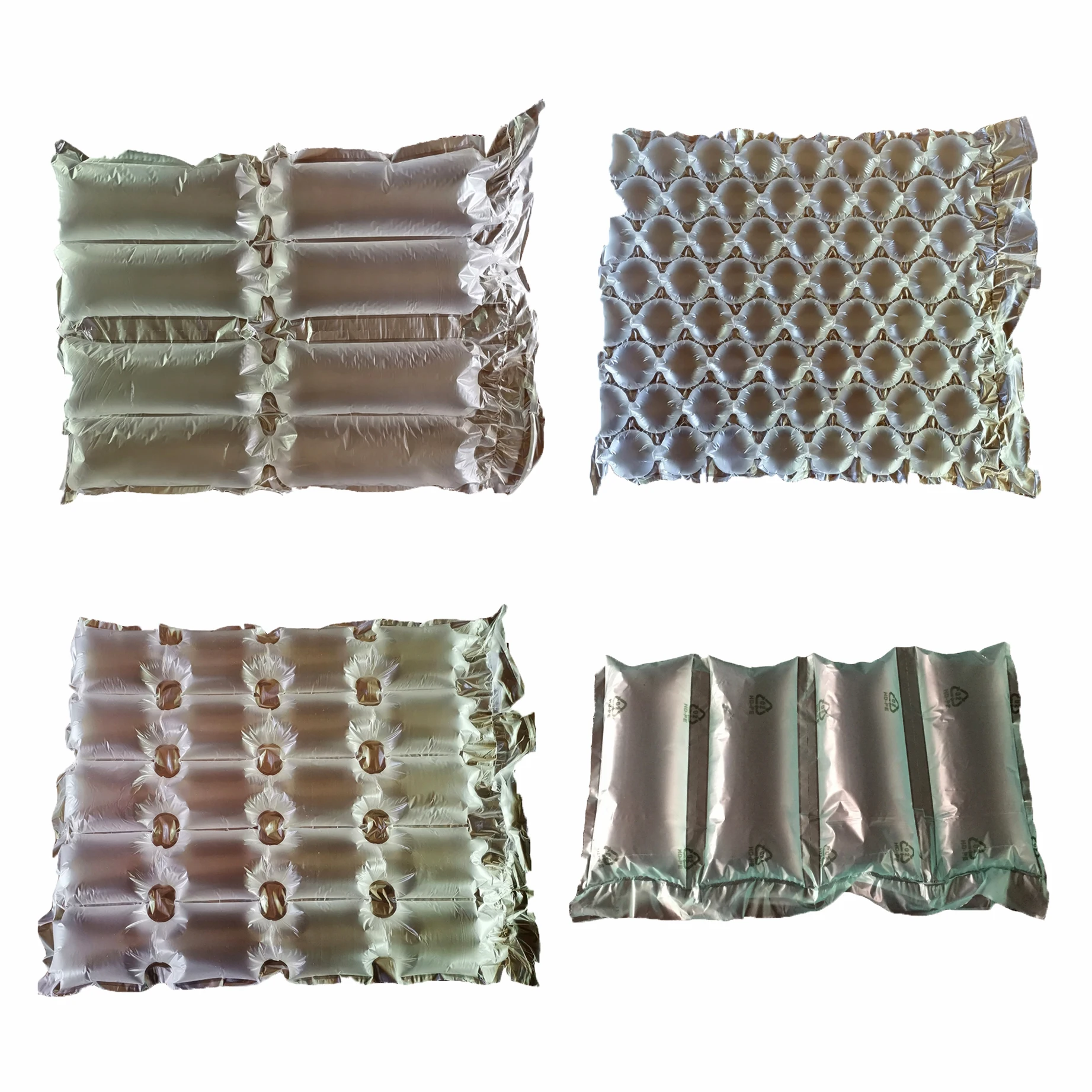 Air cushion bags and air buffer cushion film rolls are environmentally friendly packaging materials that save money and space