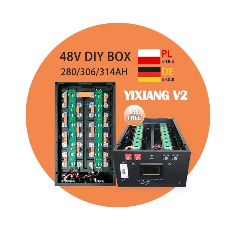 YIXIANG EU USA STOCK V2 Box 48V 280ah Battery Diy Kit Box With Fire extinguishing aerosol 280Ah Lifepo4 Battery DIY Box
