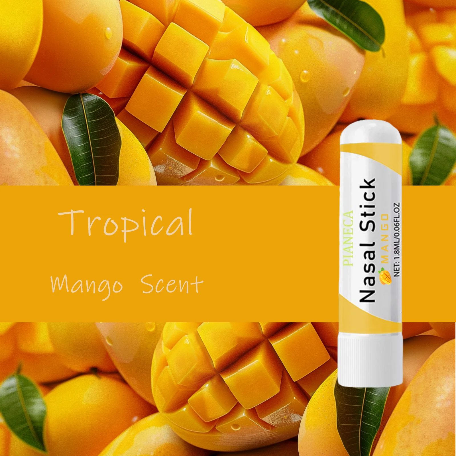 Private label Aromatherapy Fruit Scent Nasal Stick Custom Cooling Sensation Menthol Watermelon Nasal Inhaler