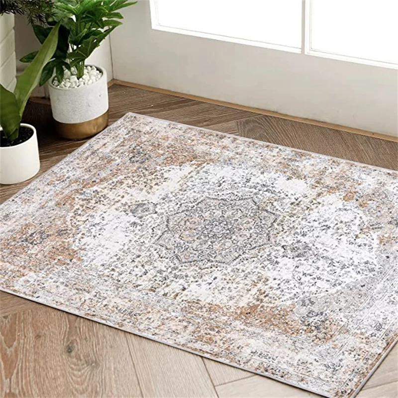 Printed Persian custom Low Price Carpets and Rugs Retro Oriental Floor Rugs Carpet Door Mat Machine Made Turkey mat