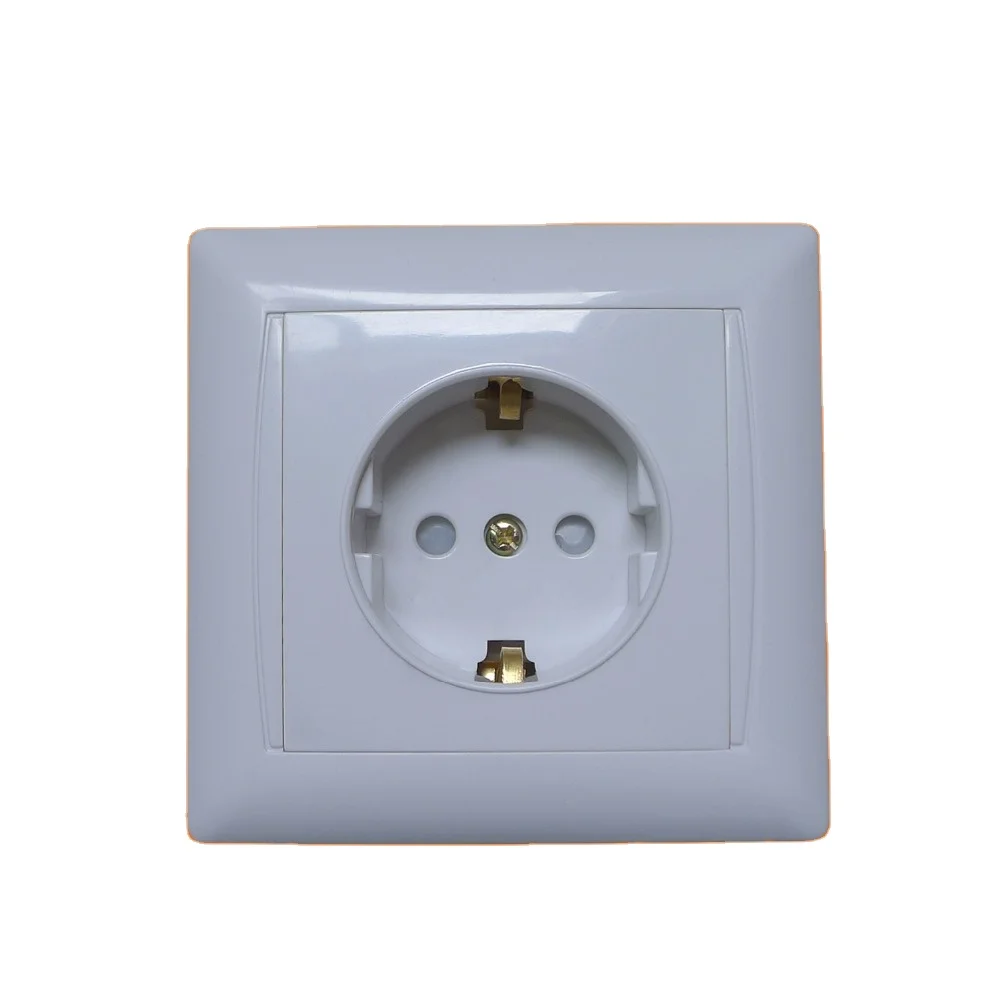 Power supply ABS 16A/250V EU European schuko electrical wall socket