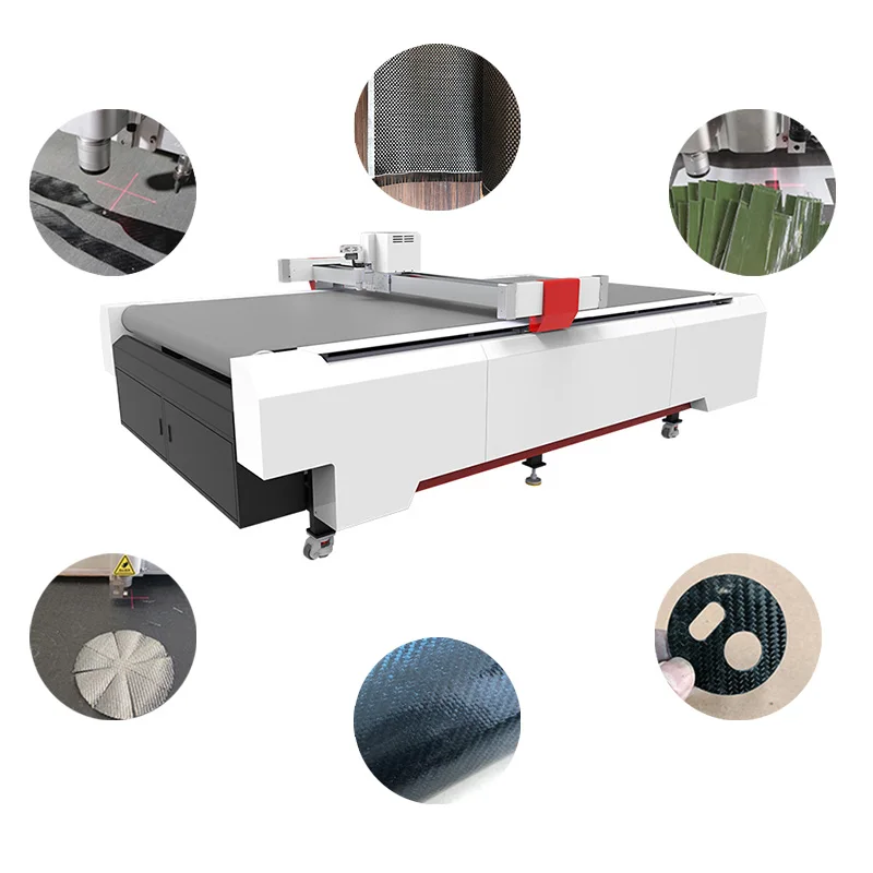 Carbon Glass Fiber Prepregs Composite Material Cutting Machine