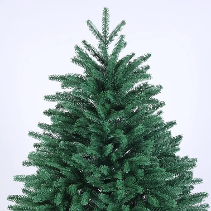 Factory Direct Sale 1.8m Green Dense Spruce Hinged Artificial PE Christmas Tree