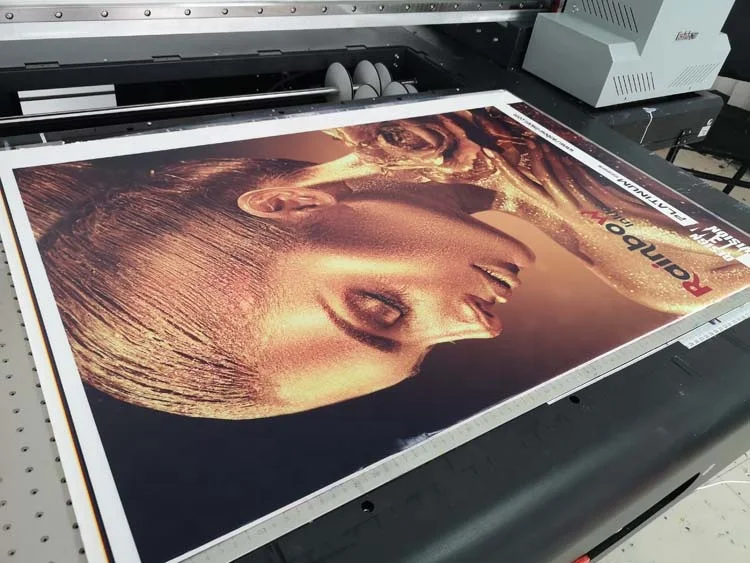 Chinese inkjet KT board uv printer a1 6090 digital flatbed large surface for wood plastic plate printer