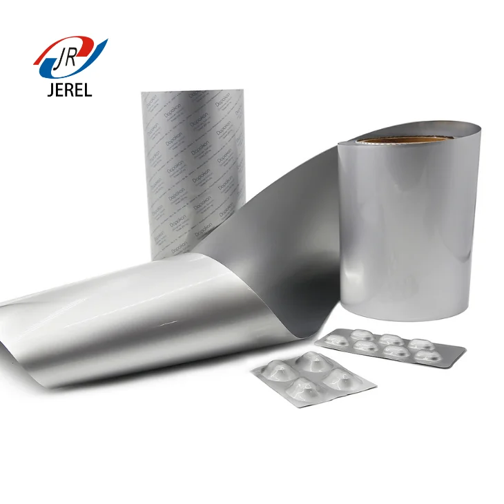 JEREL с OPA25 ALU 45-60 ПВХ 60 микрон холодноформовочная композитная алюминиевая Полутвердая фольга