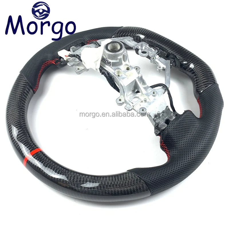 Custom Carbon Fiber Steering Wheel fit for Lexus IS NX ISF CT GSF Car Steering Wheel