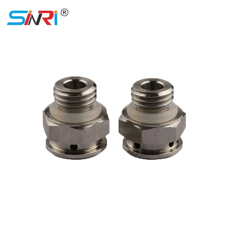 SINRI Wholesale Pressure Release Vent Valve IP67 M12 Stainless Steel Gearboxes Vent Plug For Auto components