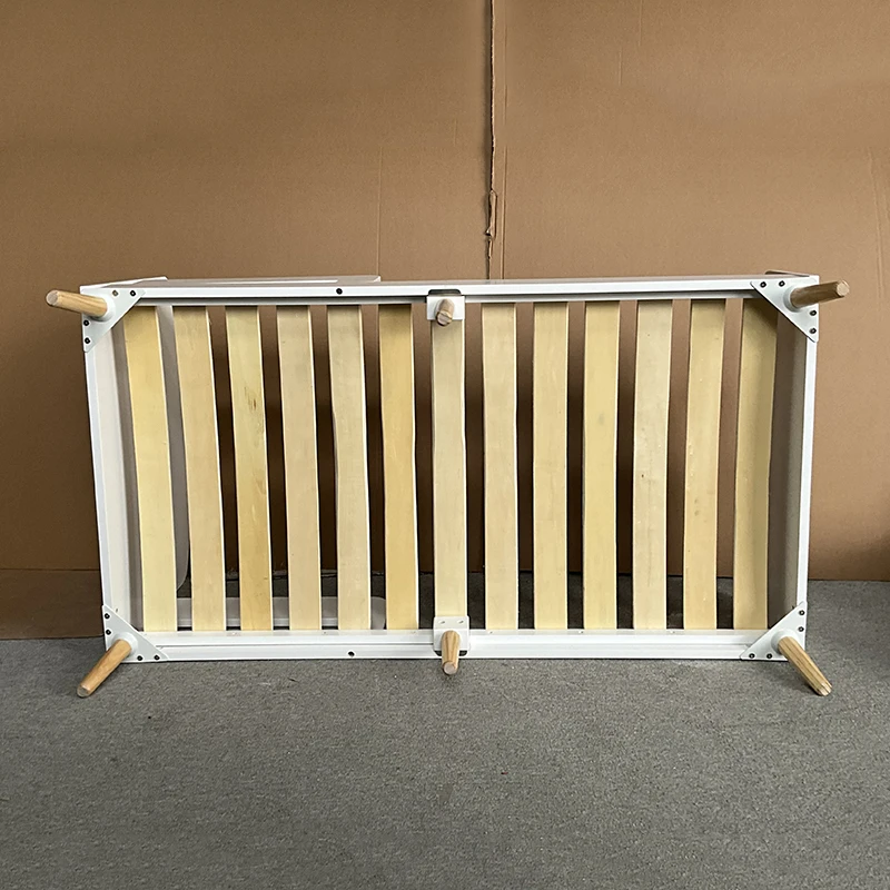 Modern cheap white wooden japanese full size toddler child bed frame design furniture for kids boys girls