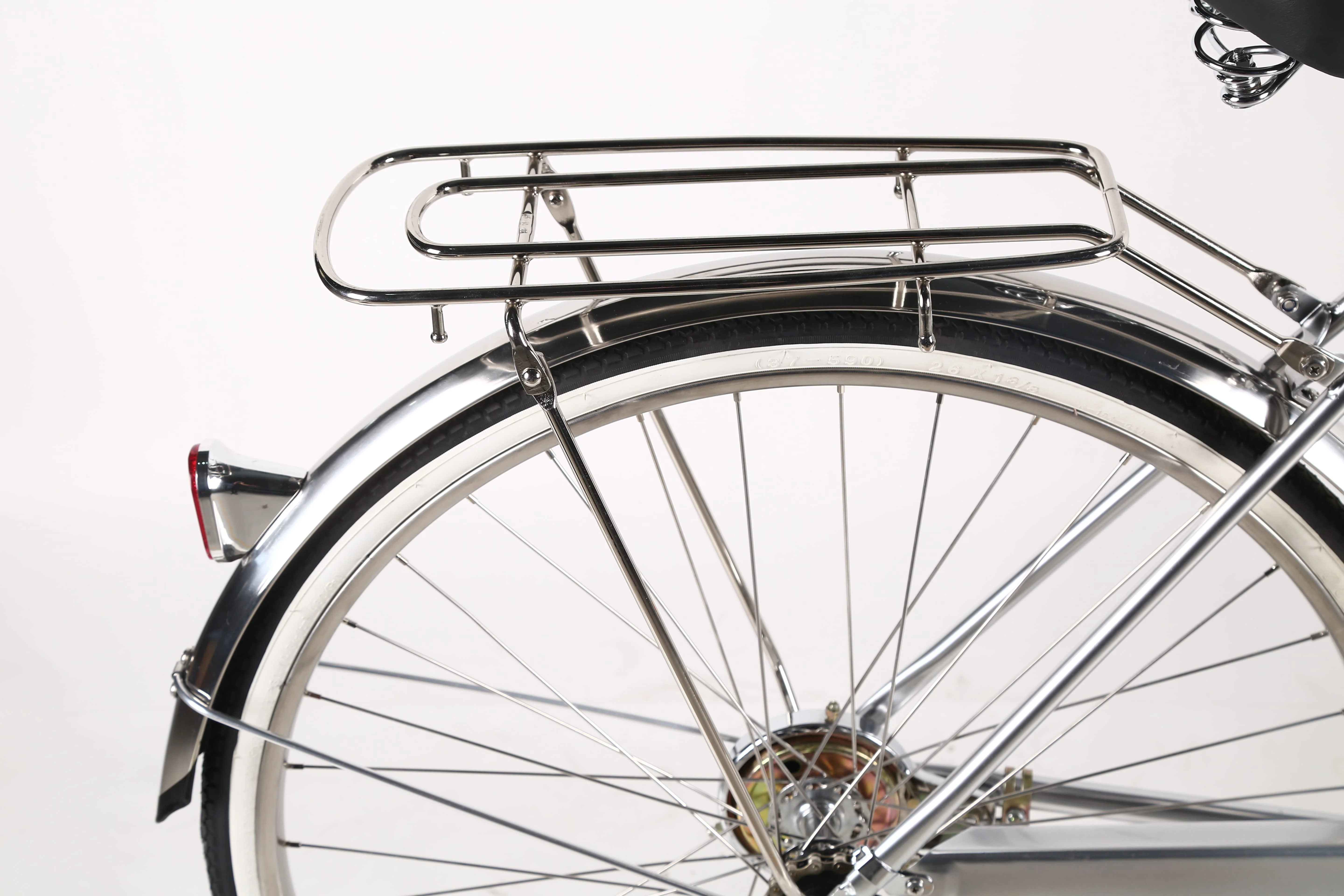 China bicycle factory 26 inch single speed bicycle stainless steel Japanese style double inclined urban leisure bicycle adult ca