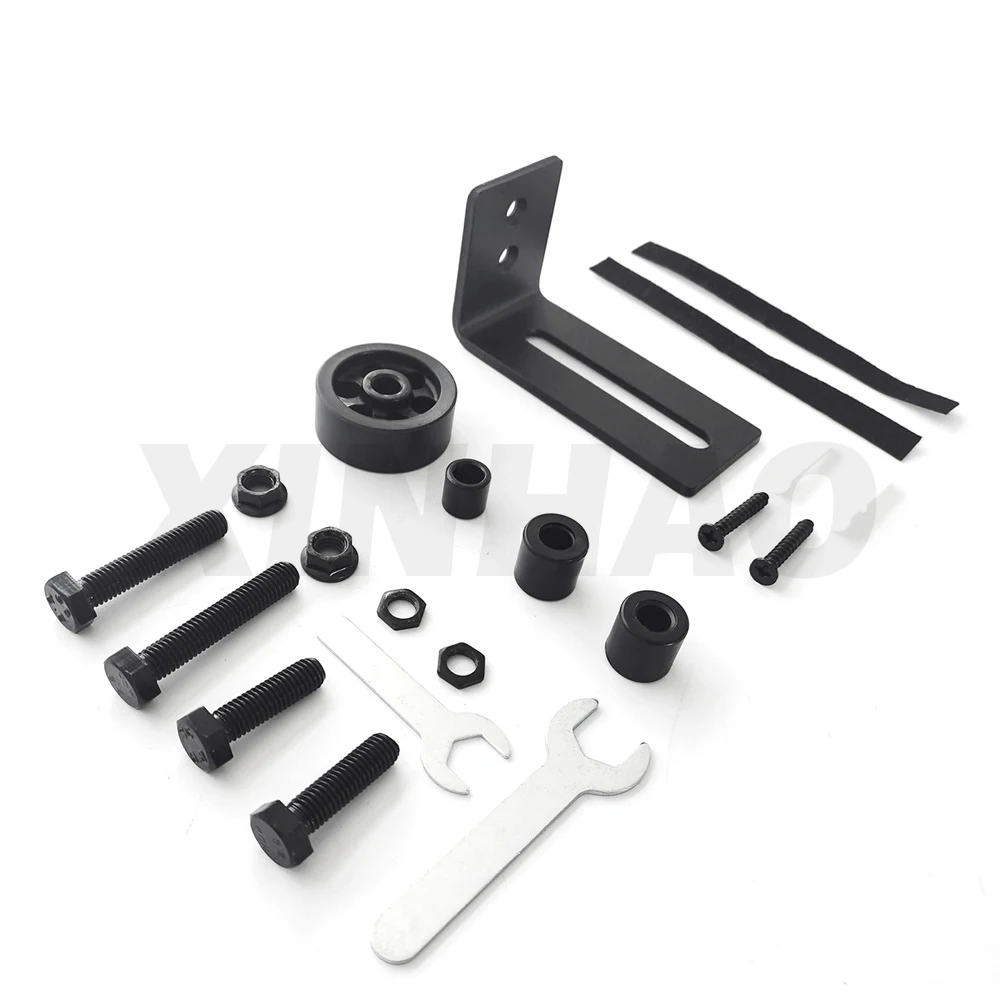 8 in 1 Best selling high quality customized barn door black floor guide for sliding barn door