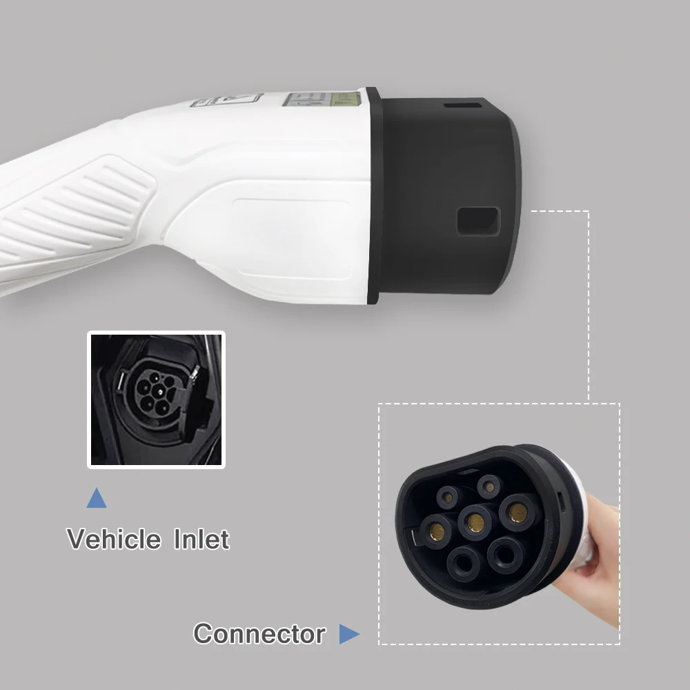  Зарядное устройство для электромобилей Zencar 12A 16A 3.5KW 62196 типа 2