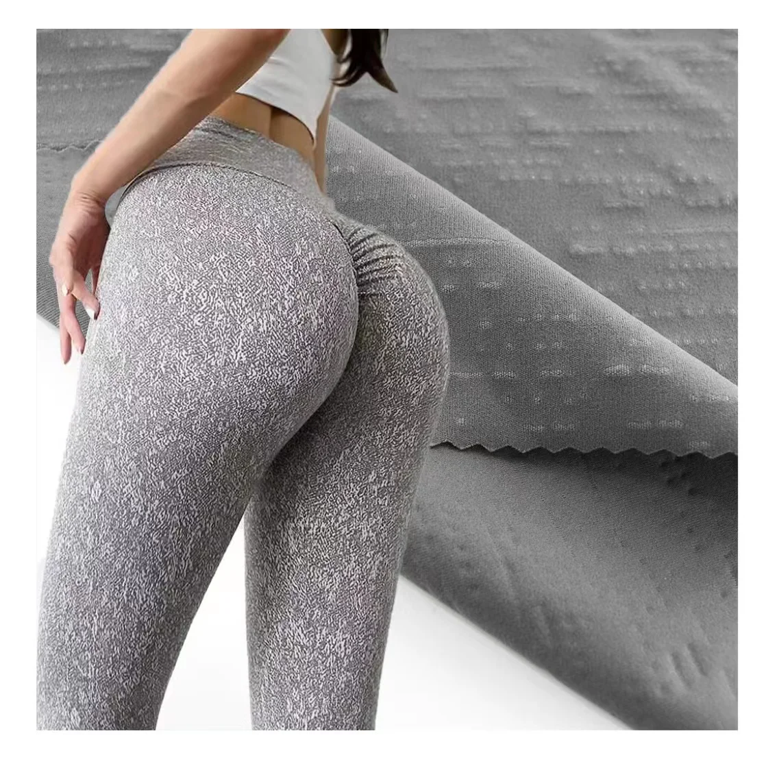 Wingtex Skin-friendly Soft Hand Feel Nylon 75% Spandex 25% Fabric for Leggings Sportswear