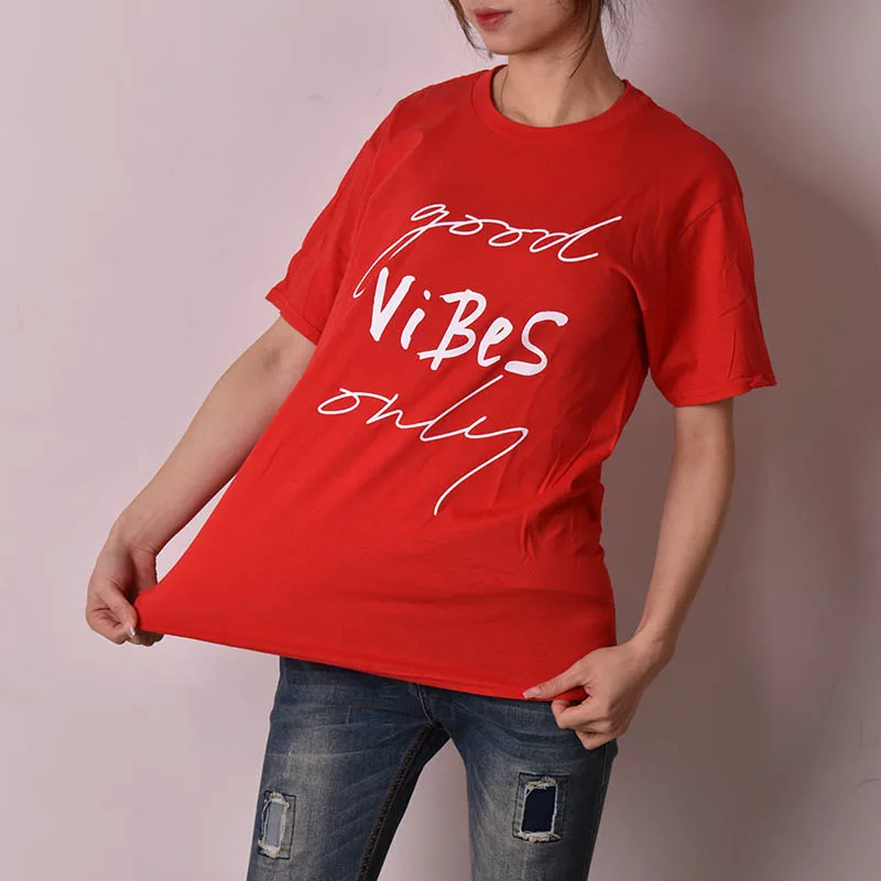 2022 Eaglestar Best Quality Custom Design Short Sleeve Cheap Polyester Cotton Blank Printed Promotional Women T Shirt