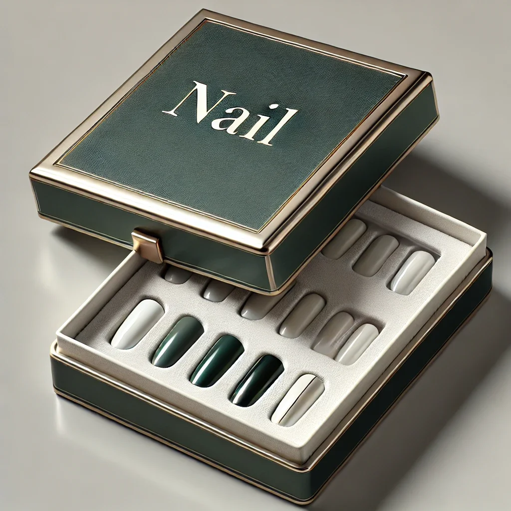 Custom Design Boite Bijoux Caixas De Presente Packaging Cosmetic Gel Polish Fake Nails Packaging Boxes for Beauty Products