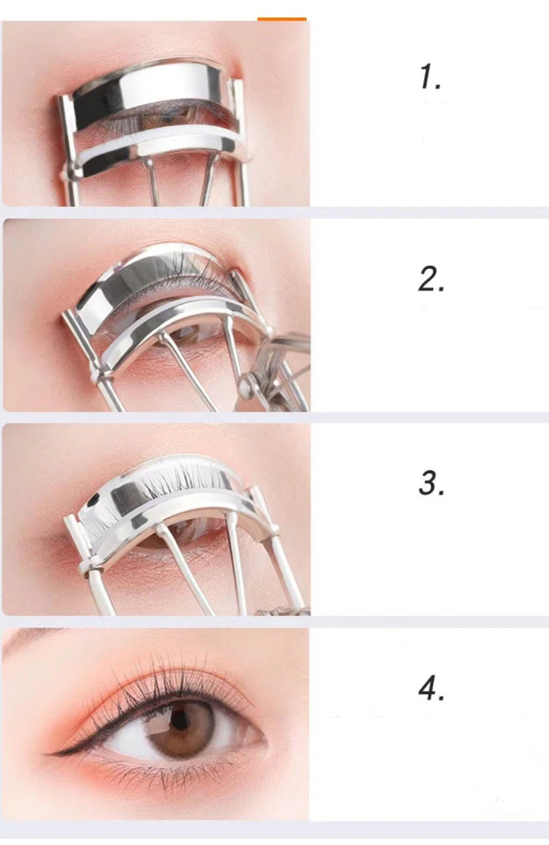 Portable wholesale Vanity beauty makeup tools bling eyelash curler with comb tweezers lash curler eye lash curler lash lift kit