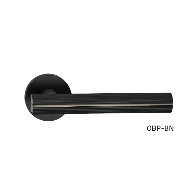 AKADA striated column lever handle high quality zinc alloy inner door handle
