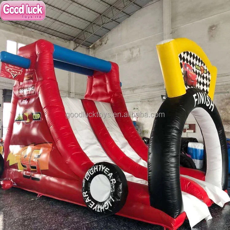 Most popular super funny truck inflatable jumping castle bounce slide for sale