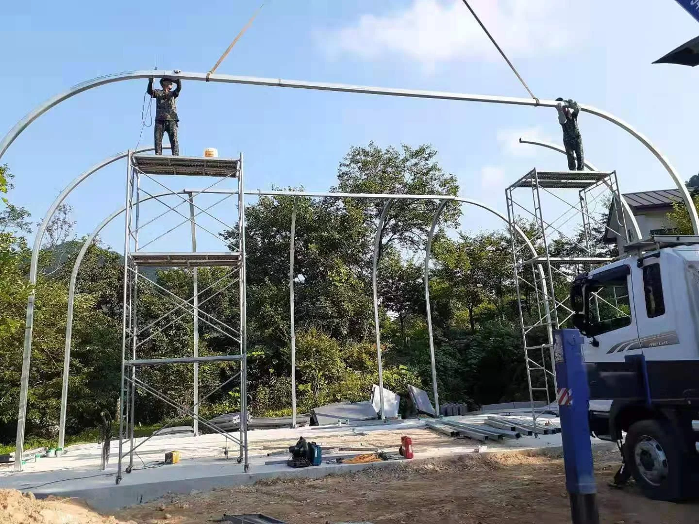 Fast install modar house Prefabricated Luxury villa Two Storey EPS Prefab House