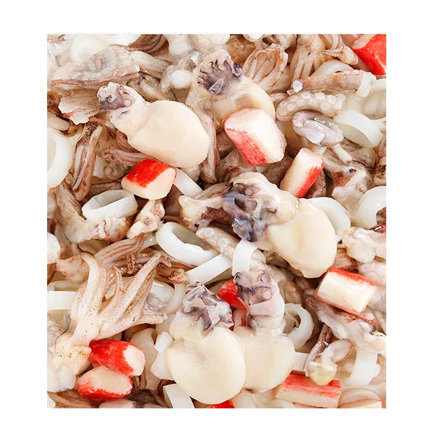 China Factory Good Quality High Quality Custom Frozen Seafood Mix For Sale Crab stick and octopus