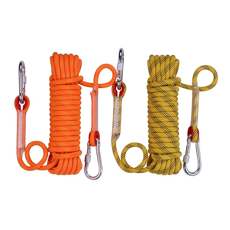 6mm 100m dynamic  reflective  arborist reinforced  nylon polyester  gym camping climbing ropes