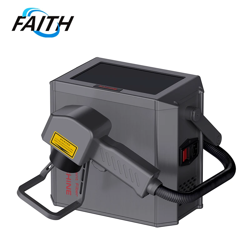 Steel Metal Engraving Handheld Portable Fiber Laser Marking Machine
